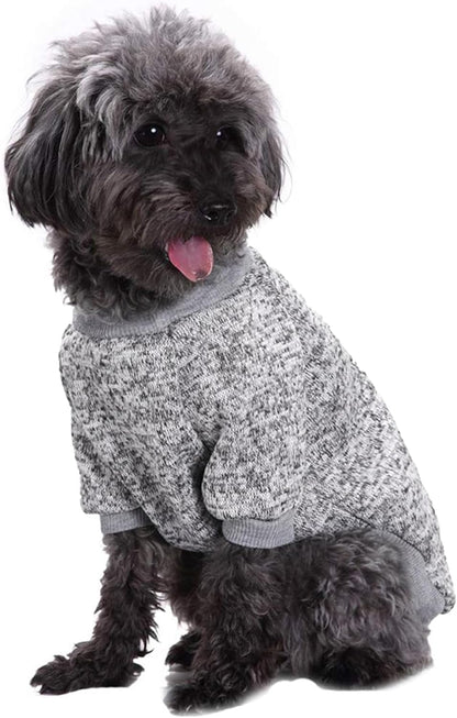 Jecikelon Dog Clothes Dogs Sweater Soft Puppies Clothing Winter Puppy Sweaters Warm Outfit for Dogs