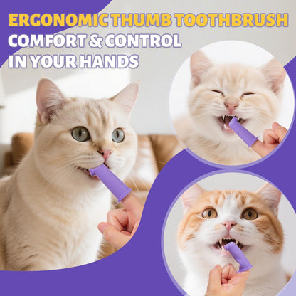 Cat Toothbrush and Toothpaste Kit - Includes Toothpaste (Coconut Chicken 2.5 oz.) Soft Brush