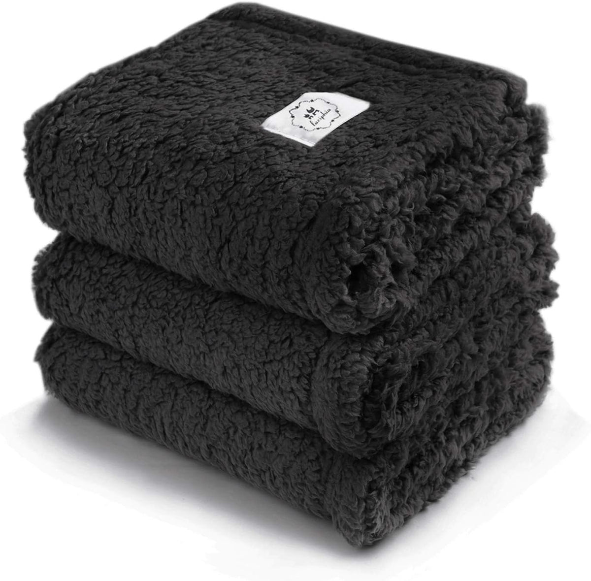 1 Pack 3 Calming Blankets Fluffy Premium Fleece Pet Blanket Soft Sherpa Throw for Dog Puppy Cat