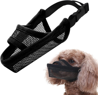 Crazy Felix Nylon Dog Muzzle for Small Medium Large Dogs Dachshund Beagle Poodle Labrador, Air Mesh