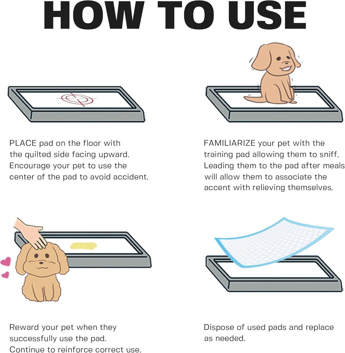 BV XXL Puppy Pads 40 Count 30" x 36" - Leak-Proof Pee Pads for Dogs with 6-Layer Design, Rapid Dry