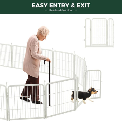 FXW Rollick Unleashed Dog Playpen for Indoor, Yard, RV Camping, 24 inch 16 Panels for Small and