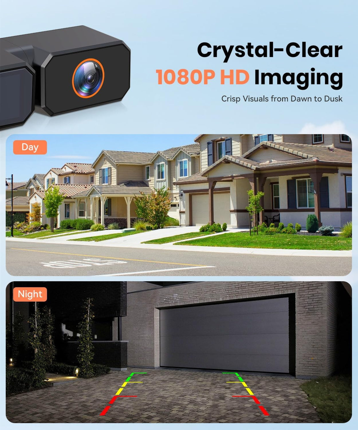 AUTO-VOX 7.2" DVR Portable Solar Wireless Backup Camera:HD 1080P 2 Min Quick Installation Support 2