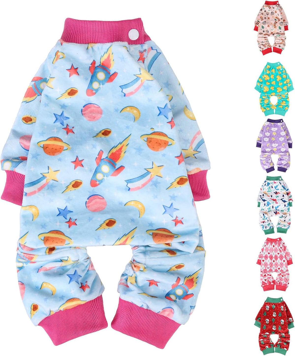 BEAUTYZOO Dog Pajamas Small Sized Dog, Summer Doggie Pajamas for Boy Girl, Soft Strechy Cotton
