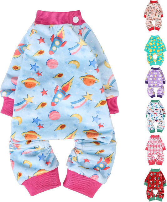 BEAUTYZOO Dog Pajamas Small Sized Dog, Summer Doggie Pajamas for Boy Girl, Soft Strechy Cotton