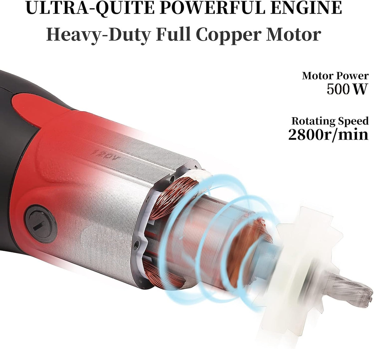 DUCKBOY Heavy Duty Clippers for Thick Coats Animals, 500W Professional Electric Shearing Machine