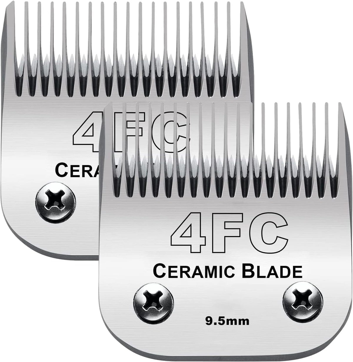 2PC 4FC Blade Detachable Pet Clipper Replacement Blades Compatible with Andis Pet Clipper/Oster