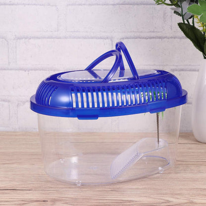 POPETPOP Reptile Carrier - Reptile Terrarium Habitat Small Turtle Tank, Turtle Container, Reptile