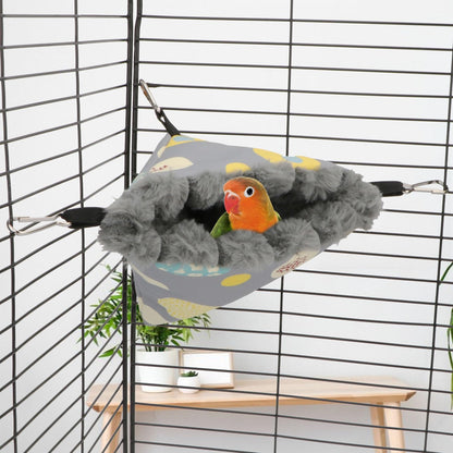 Wontee Bird Nest House Winter Warm Hanging Hammock Bird Bed Snuggle Hut for Parakeets Budgies