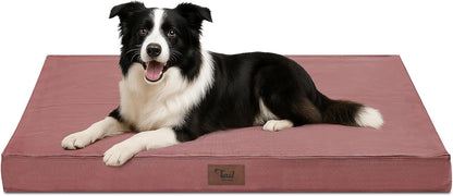 Outdoor Dog Bed for Medium Dogs, Waterproof Dog Crate Bed for Puppy Beds, Orthopedic Egg Crate Foam