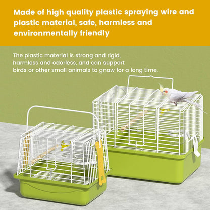 BAGHBPM Small Bird cage,Travel Cage for Birds and Small Animals, Parakeet cage,Bird Carrier Travel