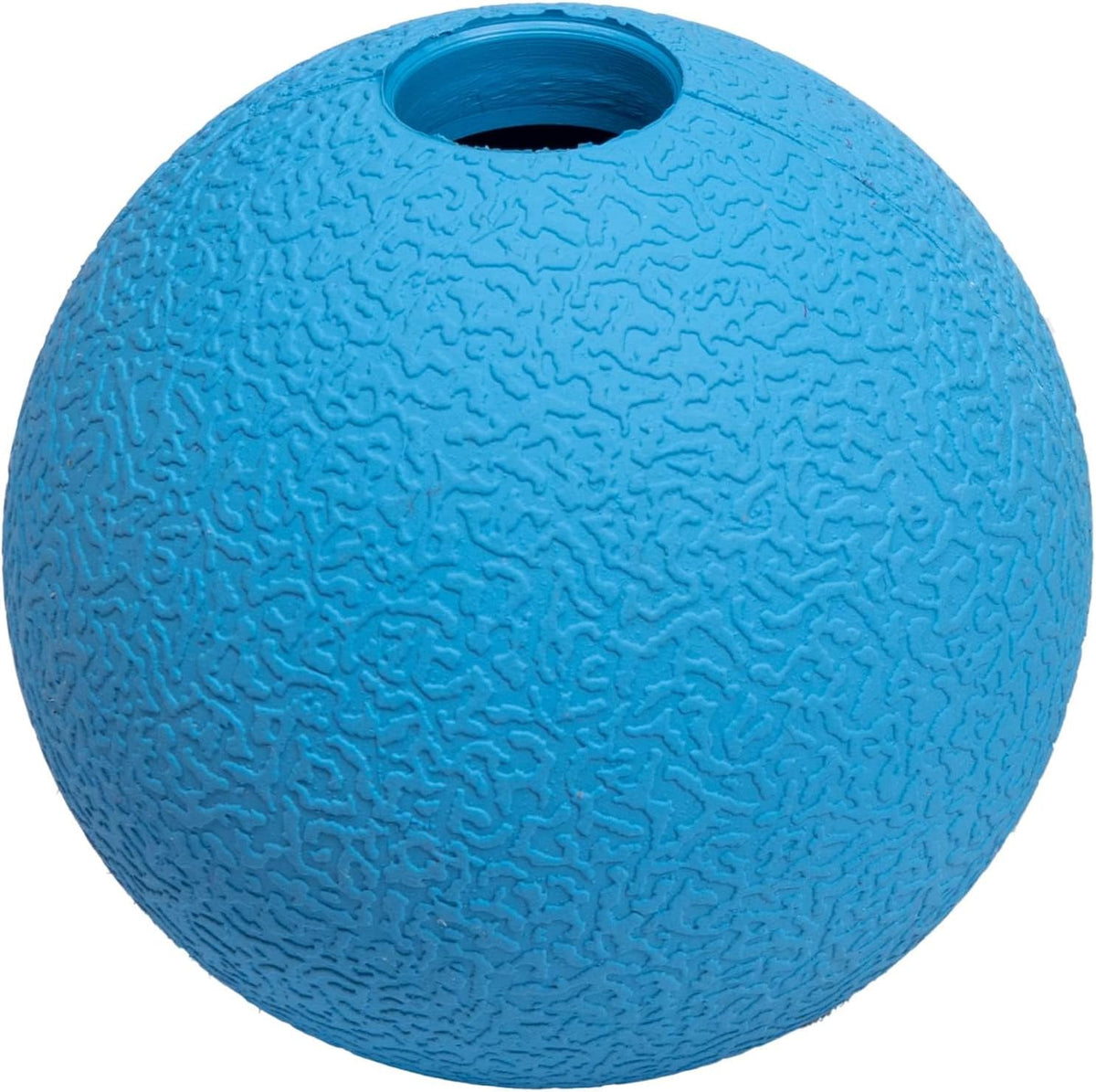 Amazon Basics Dog Toys, Interactive Assorted Rubber Balls, (Pack of 3), 2.5 inch, Blue, Beige