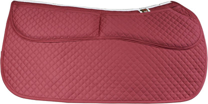 ECP Equine Comfort Products Thermoregulating Western Saddle Pad, Machine Washable Contoured Fit