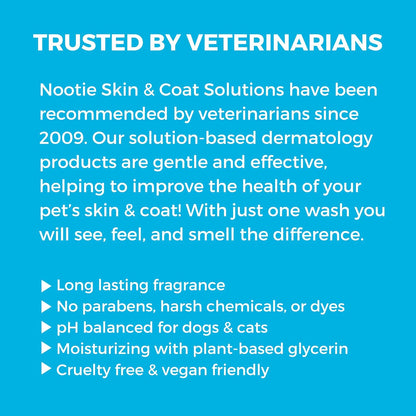 Nootie - Pet Shampoo for Sensitive Skin - Revitalizes Dry Skin & Coat - Natural Ingredients