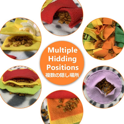 Snuffle Mat for Dogs, Nosework Feeding Blanket Sniffing Pad for Interactive Games, Foraging Puzzle