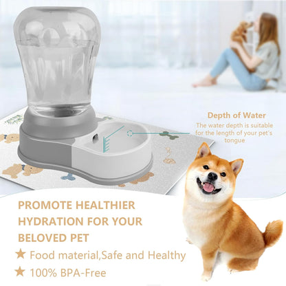 1.58 Gallon Automatic Dog Water Bowl Dispenser - Staltwo Premium Pet Water Dispenser with Non-Slip