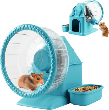 4 in 1 Silent Large Hamster Wheel Multifunctional Hamster Running Wheel Quite Running Spinner Wheel