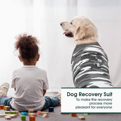 Kuoser Recovery Suit for Dogs Cats After Surgery, Professional Pet Recovery Shirt Dog Abdominal