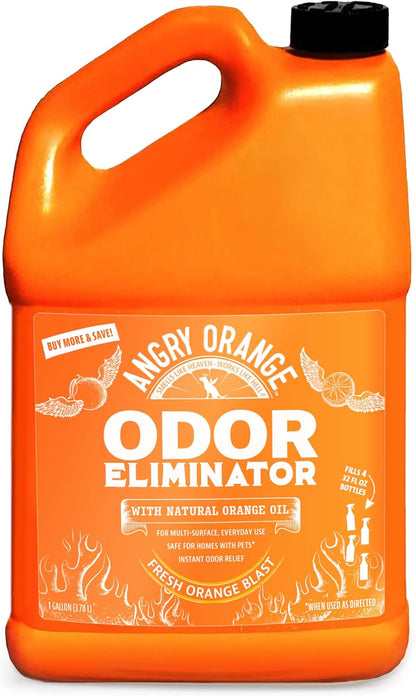 Angry Orange Pet Odor Eliminator for Dog and Cat Urine, Carpet Stains, and Strong Smells – Citrus