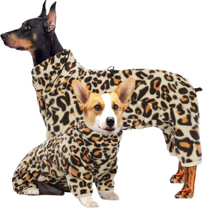 ROZKITCH Dog Winter Coat with Legs, Pet Windproof Warm Cold Weather Jacket Vest with Luminous