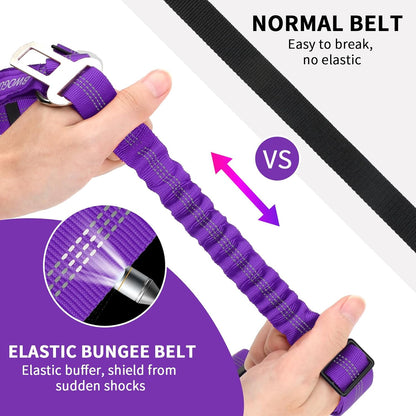 BWOGUE Pet Dog Cat Seat Belt Reflective Car Dog Headrest Restraint Leash Elastic Buffer Bungee