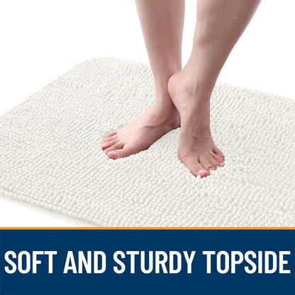 OLANLY Dog Door Mat for Muddy Paws 47x17, Absorbs Moisture and Dirt, Absorbent Non-Slip Washable