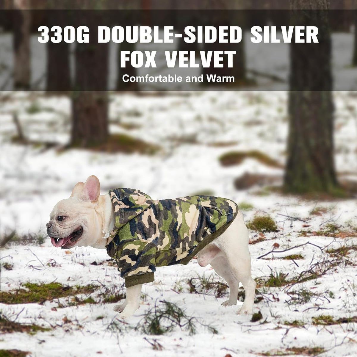 BEAUTYZOO Dog Hoodie for Small Medium Dogs Puppy, Soft Fleece Dog Sweater Cold Weather Coats with