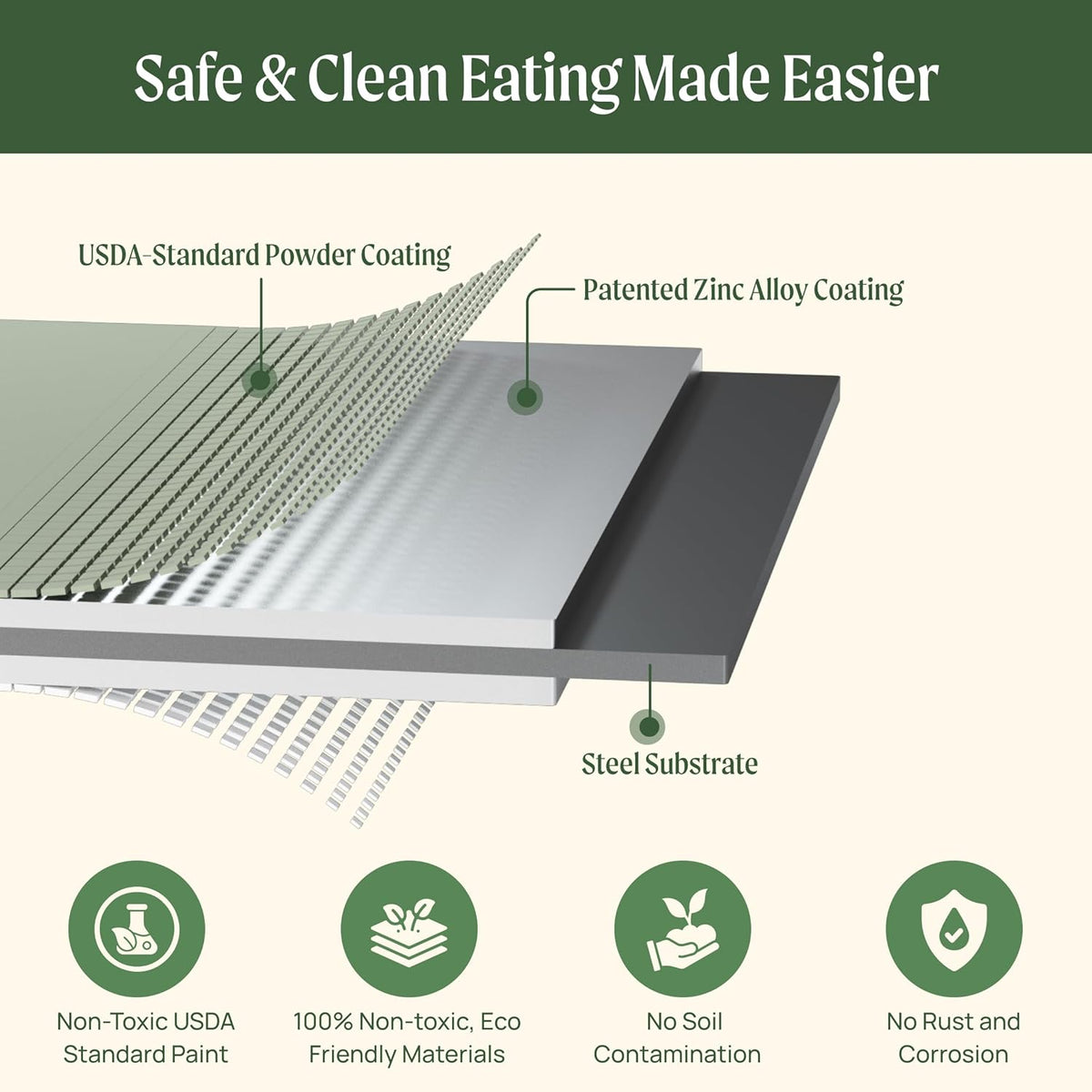 Vego garden Raised Garden Bed Kits, 17" Tall 9 in 1 8ft X 2ft Metal Raised Planter Bed for
