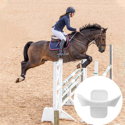 10Pcs Pinless Jump Cups Horse Competition Jump Cups 20mm Horse Jump Cups for Horse Jumper