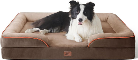 Bedsure Orthopedic Dog Beds Large Sized Dog - Washable Large Dog Cat Bed Waterproof, Comfort Dogs