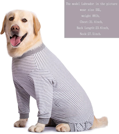 Yeapeeto Dog Onesie Surgery Recovery Suit for Large Medium Bodysuit Dogs Pajamas PJS Full Body for