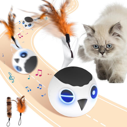 ORSDA Cat Ball Toys, Interactive Cat Toy for Indoor Bored Indoor Cats Kitten Toys, Automatic