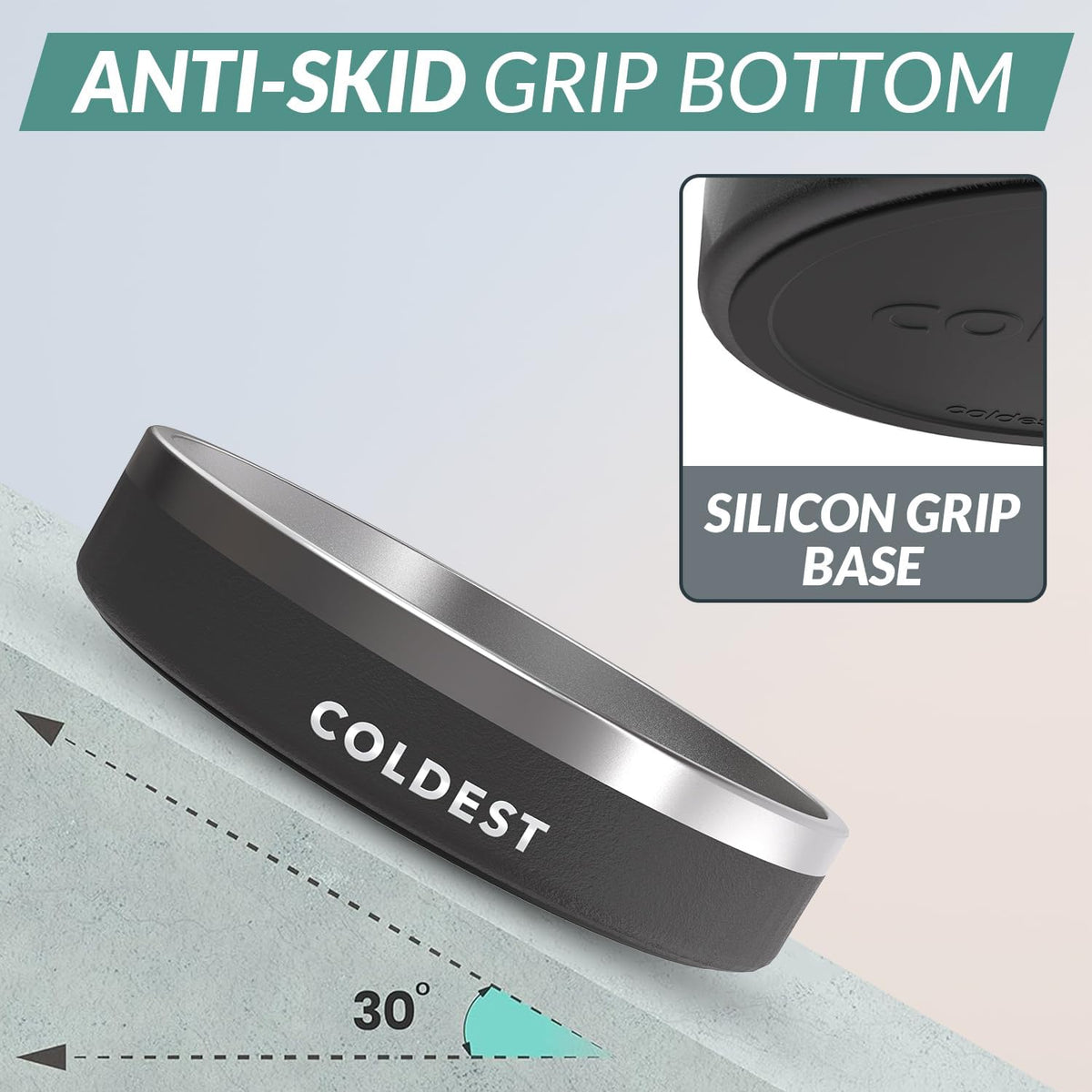 Coldest Dog Bowl - Anti Rust Metal, Non Slip, 3 Layers Insulated Stainless Steel Dog Bowls - Spill