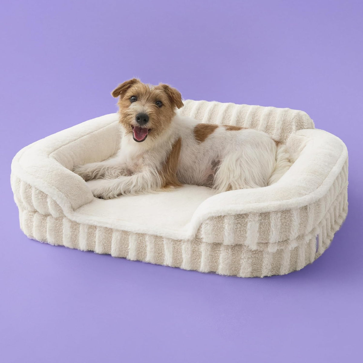 LE SURE Cute Dog Bed Medium Size Dog, Orthopedic Waterproof Medium Pet Beds with Sides, Non-Slip