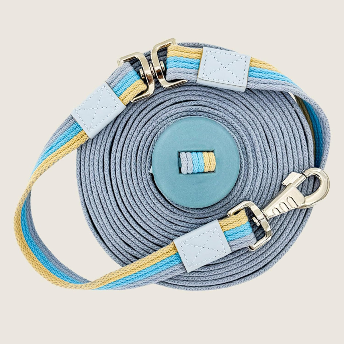 Lunge Line Polyester Cotton Lunge Line 25 Ft with EVA Stop Equine Lunge Line for Horses with Swivel