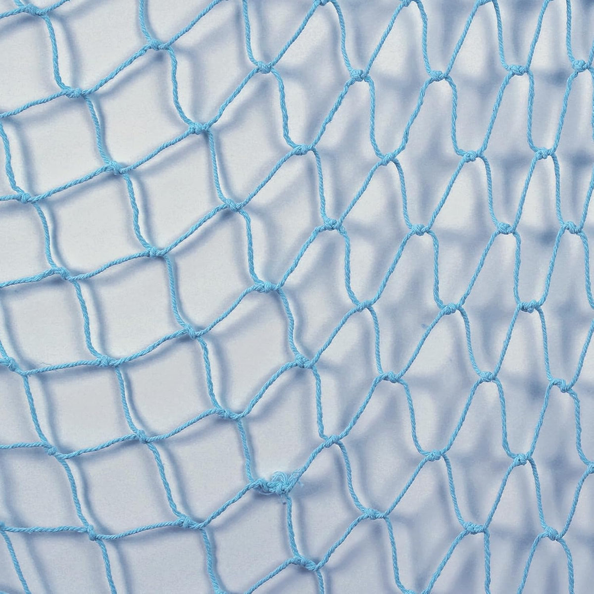 Nature Fish Net Wall Decoration with Shells, Ocean Themed Wall Hangings Fishing Net Party Decor for