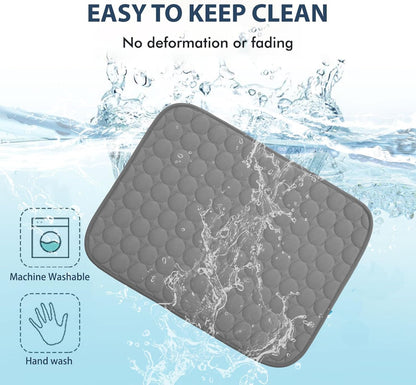 MICROCOSMOS Summer Cooling Mat & Sleeping Pad- Water Absorption Top, Easy Carry, EZ Clean