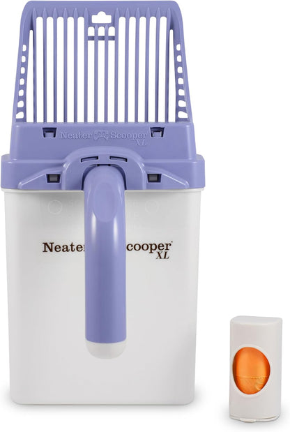Neater Pet Brands Neater Scooper XL Cat Litter Scoop, 15 Refill Bags – Extra-Large Capacity