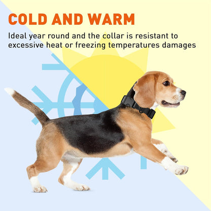 Dogline Biothane Waterproof Dog Collar with Quick Release Buckle Strong Coated Nylon Webbing with