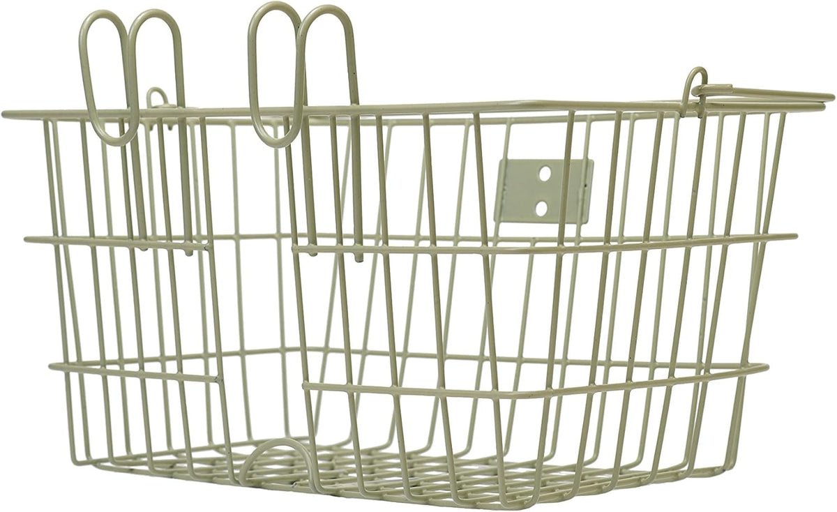 Retrospec Apollo-Lite Lift-Off Bike Basket - Detachable Steel Handlebar Basket with Carrying Handle