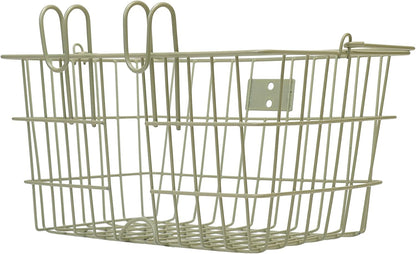 Retrospec Apollo-Lite Lift-Off Bike Basket - Detachable Steel Handlebar Basket with Carrying Handle