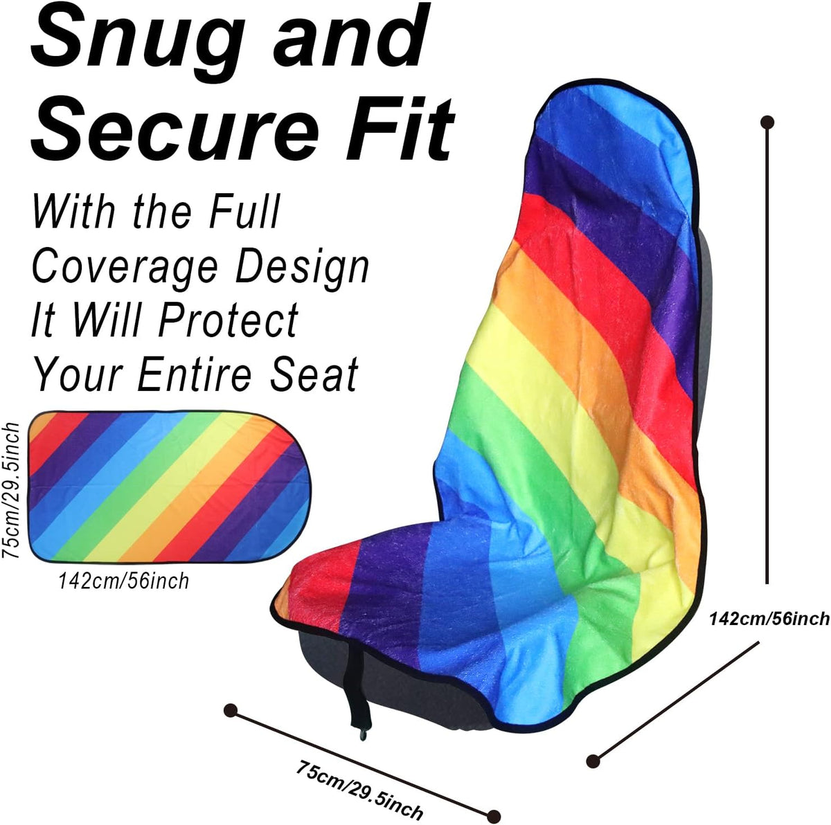 Car Seat Cover Protector Front Seats,for Gym Workout,Running,Swimming,Beach and Hiking,Waterproof