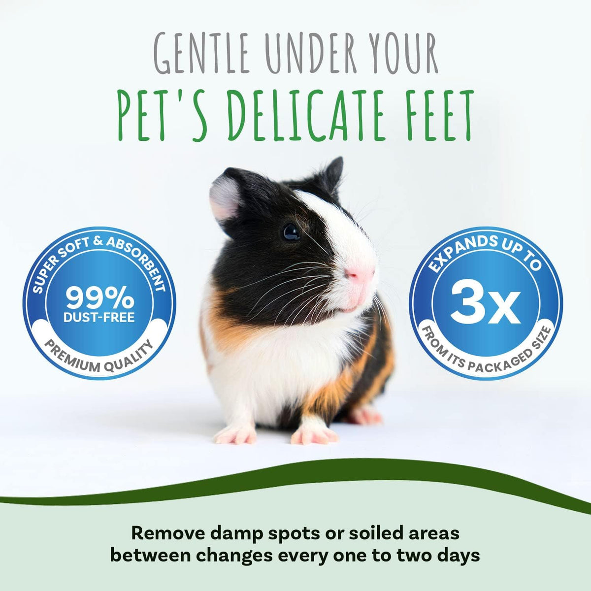 Small Pet Select Premium Small Animal Bedding, Natural Soft Paper Bedding for Small Indoor and