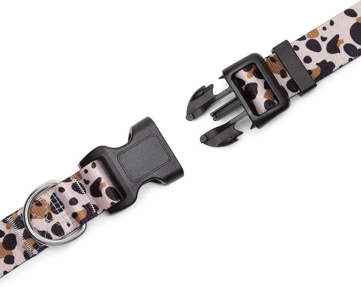 Mercano Adjustable Dog Collar - Special Design Patterns, Soft Nylon Comfortable Durable Pet Collar