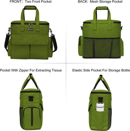 Modoker Dog Travel Bag, Weekend Pet Travel Set for Dog and Cat, Airline Approved Tote Organizer