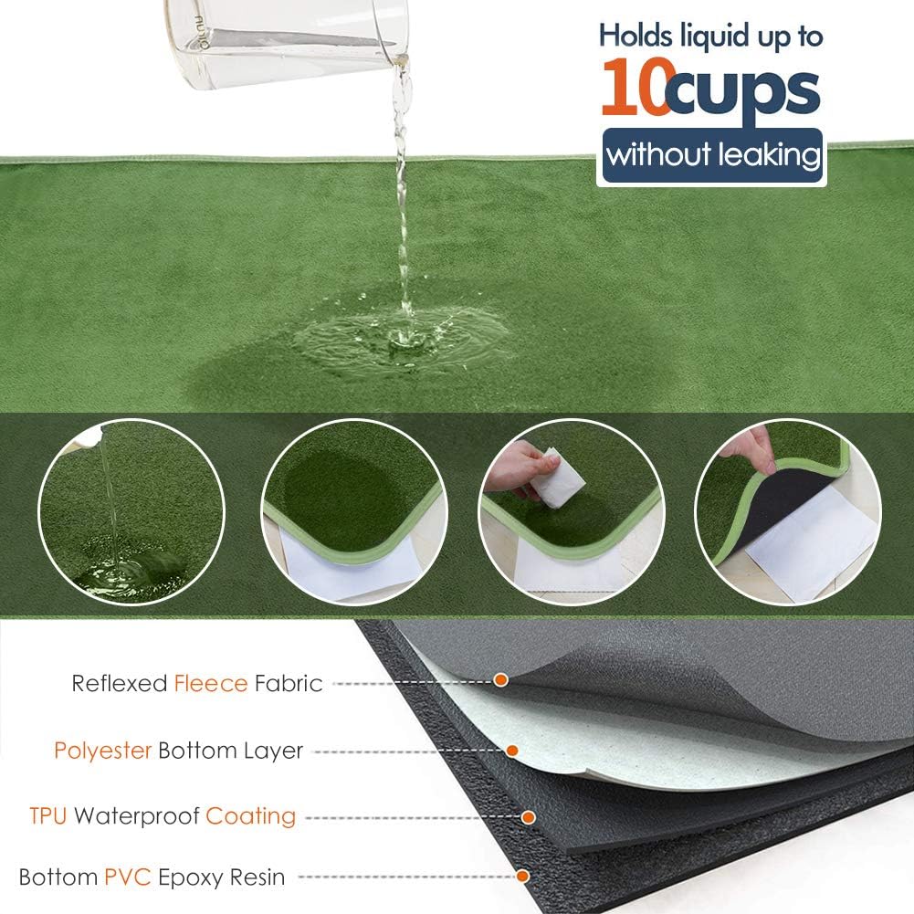 Washable Pee Pads for Dogs, Extra Large Reusable Dog Pee Pad, Waterproof Pet Mat, Dog Playpen Mats