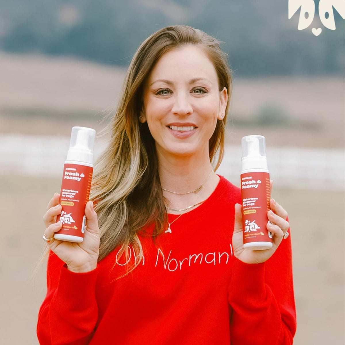 OH NORMAN! Hypoallergenic Magic Mandarin Scent Fresh and Foamy Dry Shampoo for Dogs by Kaley Cuoco