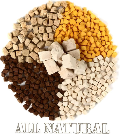 Organic Freeze Dried Dog & Cat Treats - Single Ingredient, Grain Free Food Toppers for Healthy
