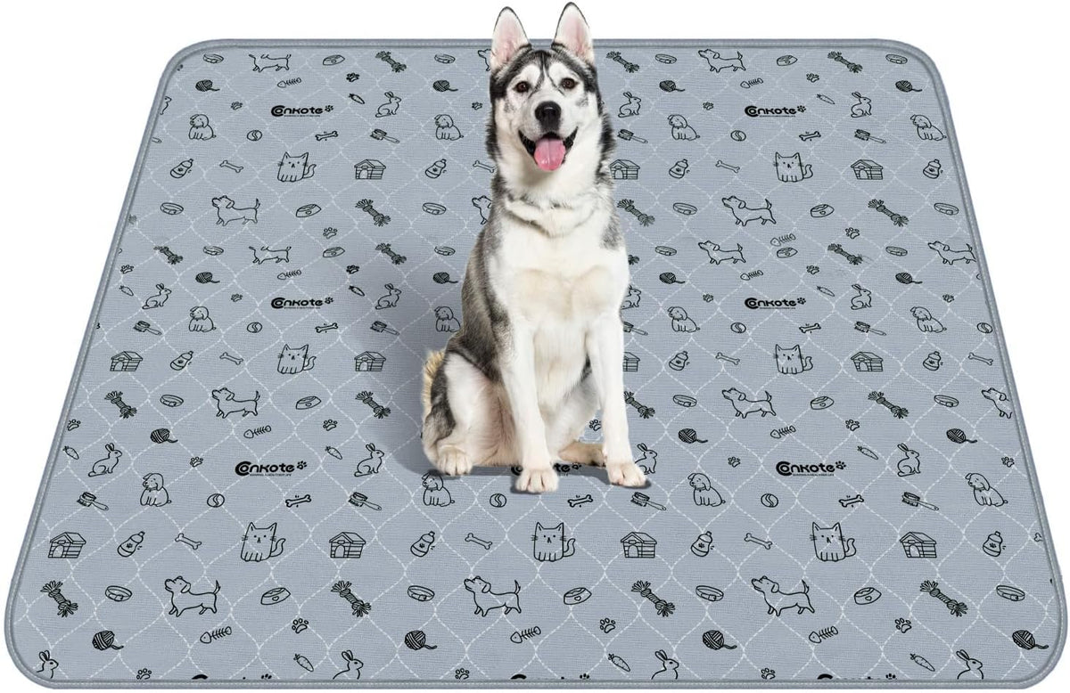 Conkote 72"x72" Washable Pee Pads for Dog Extra Large, Reusable Pee Pads Thick and Heavy