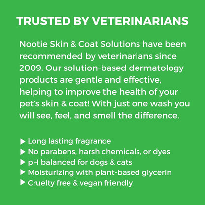 Nootie - Pet Shampoo for Sensitive Skin - Revitalizes Dry Skin & Coat - Natural Ingredients